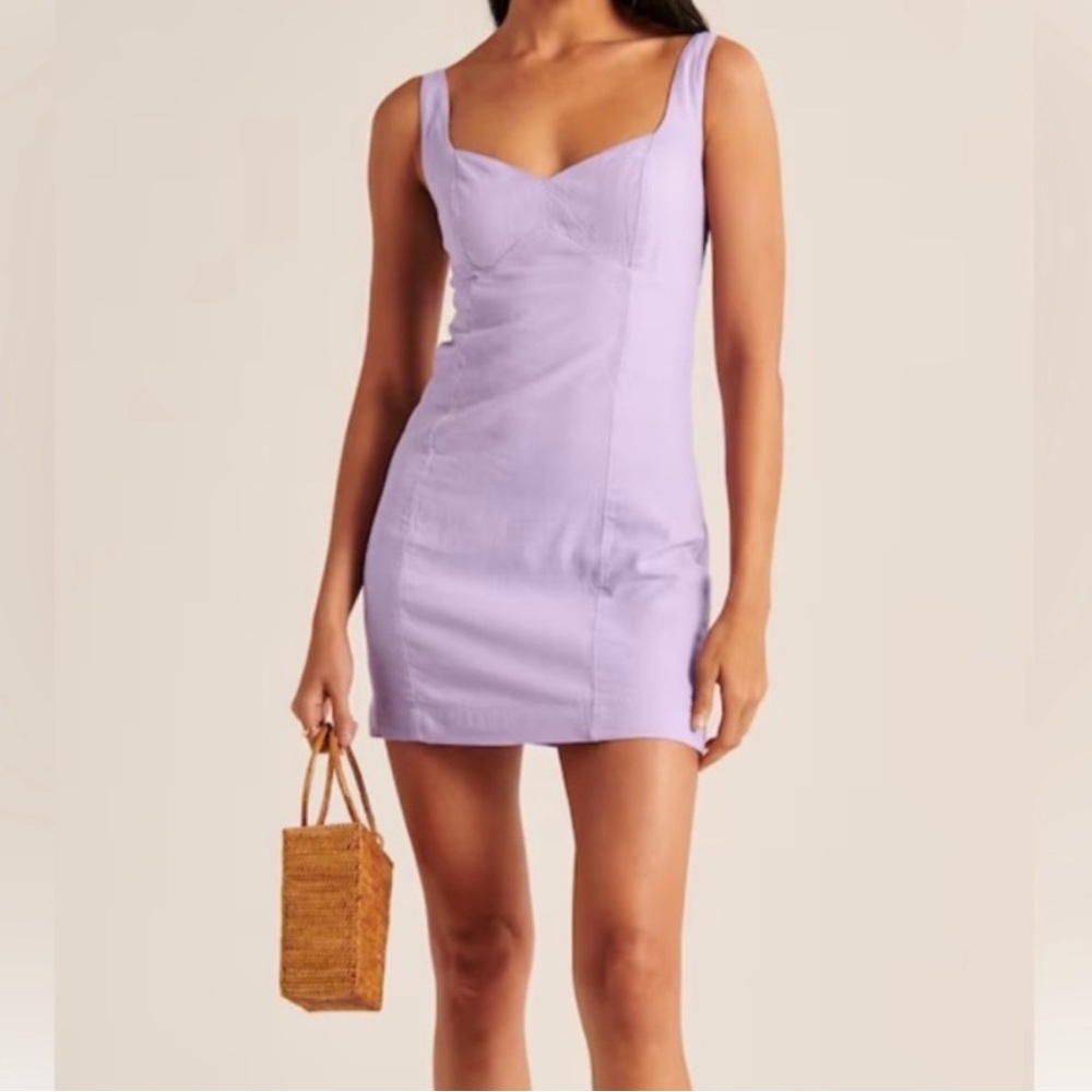 Abercrombie & Fitch Lavender Mini Dress